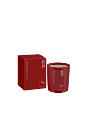 Свеча красная "Ваниль и тиковое дерево" 140 г.