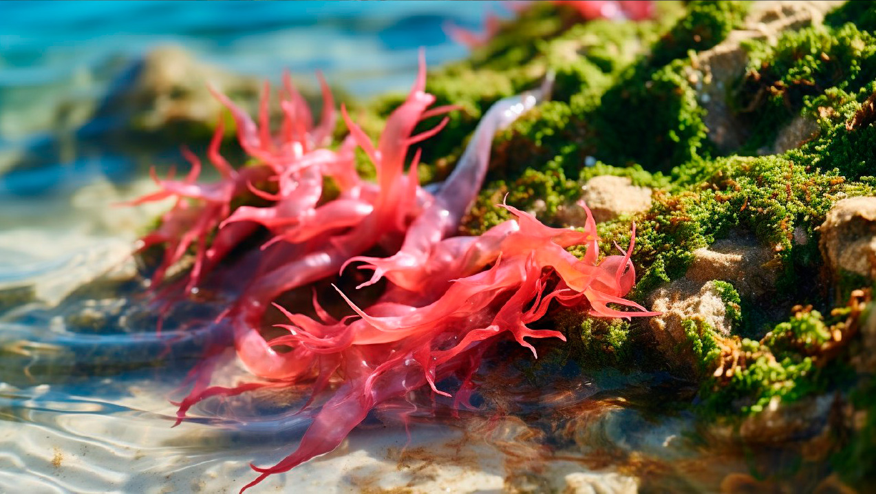 Красные водоросли - один из видов морских липолитиков